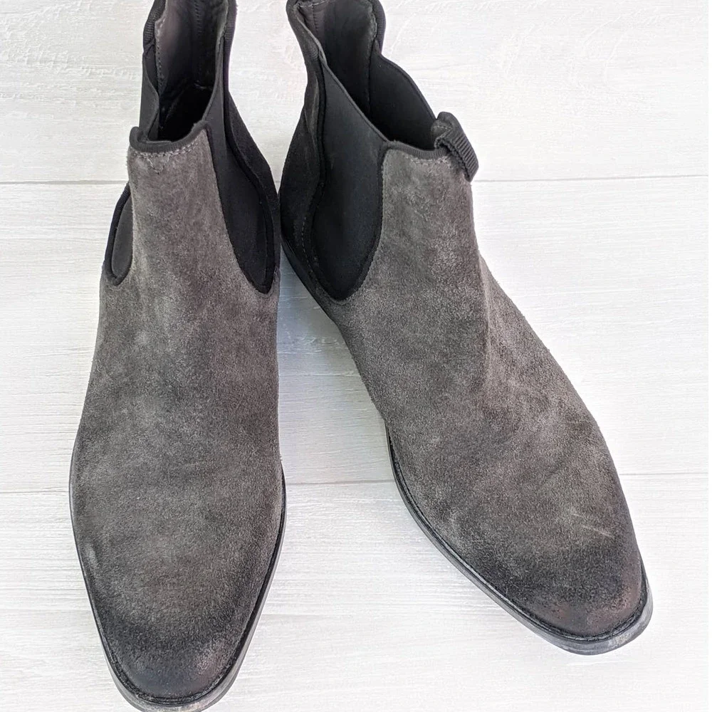 Liebeskind Berlin Gray Chelsea Boot Size EU 41 EUC - Picture 1 of 7